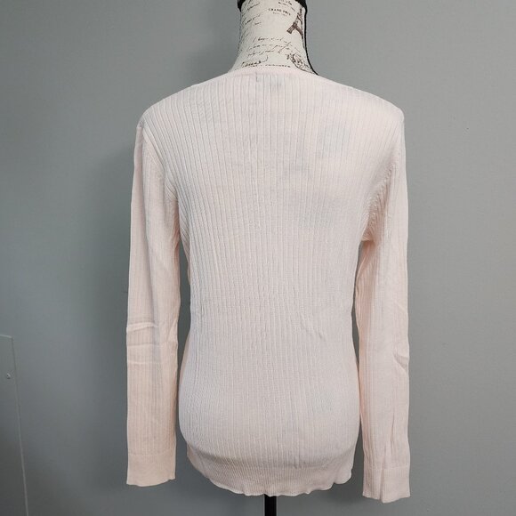 NWOT, Women's, George Long-sleeved Ribbed Sweater - Picture 3 of 8